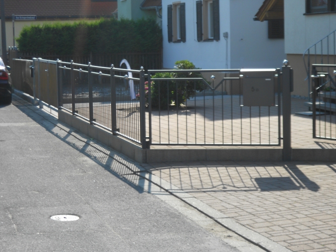 Zaunanlage 2005